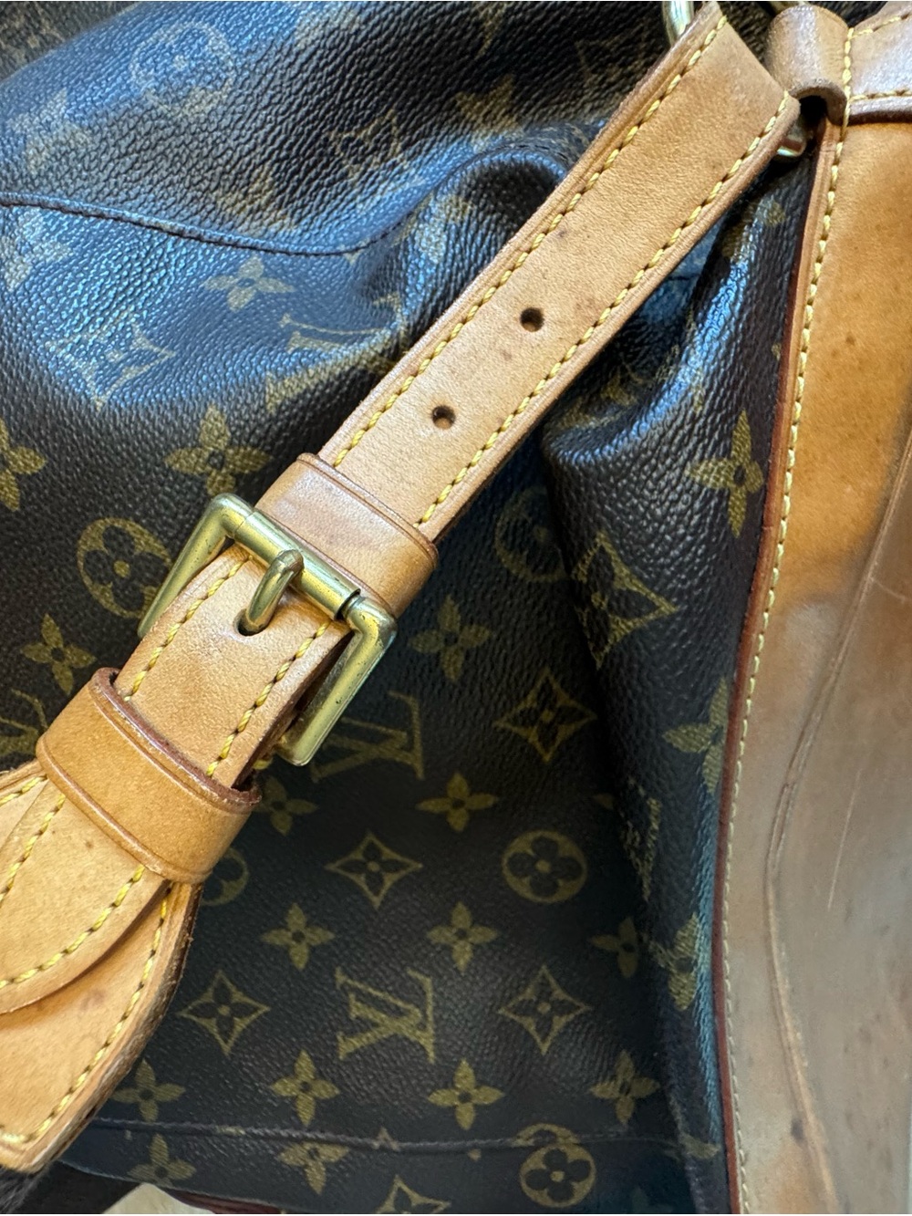Vintage Louis Vuitton Monogram Montsouris GM Backpack-Auth. LV Drawstring- COA - Picture 10 of 16